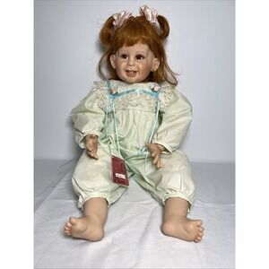 Fayzah Spanos Precious Heirloom 27" Doll "Twinkle Mint" Vinyl Signed #844/2500